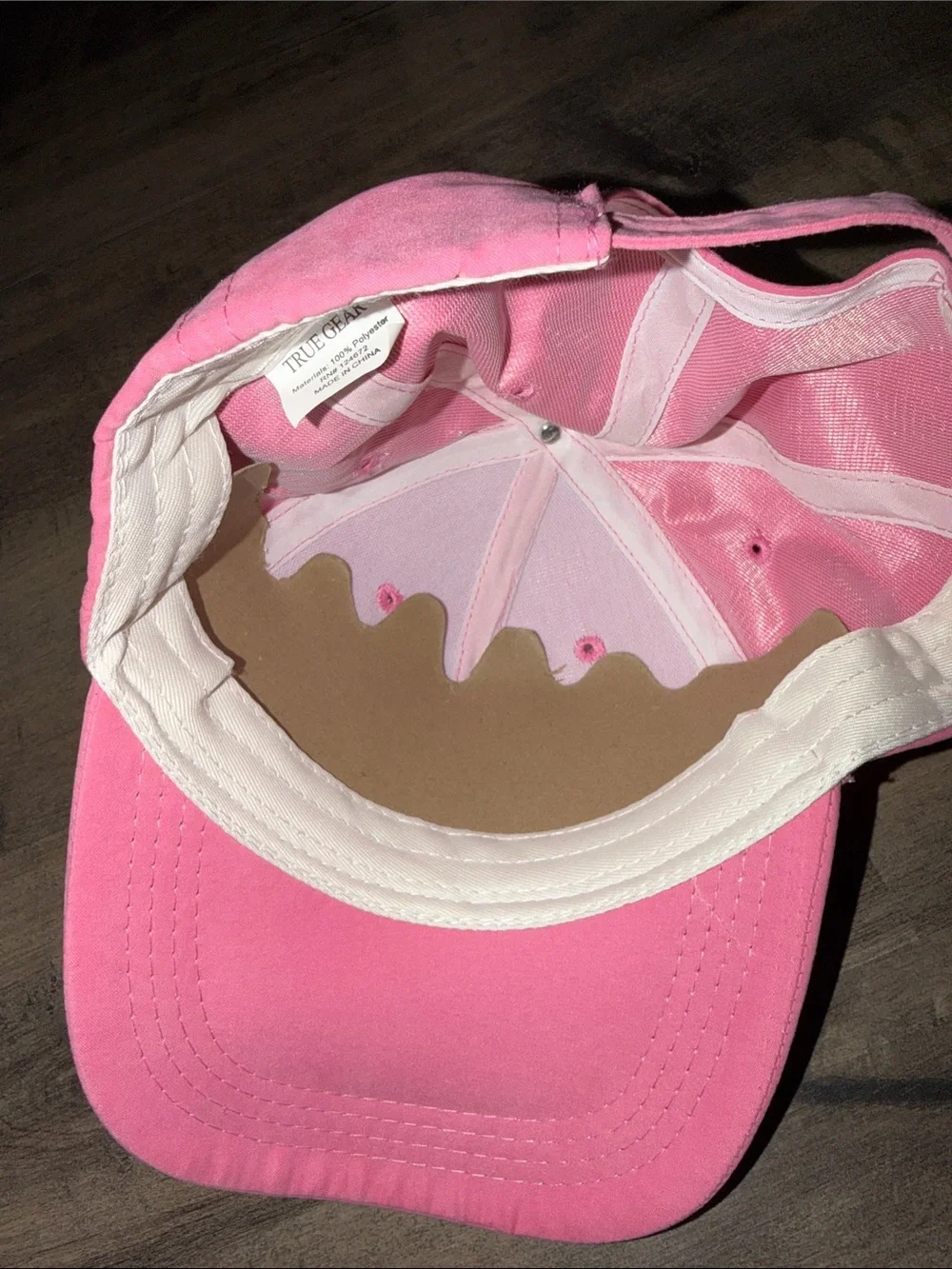 NWT Pink Ribbon Baseball Cap - Solid Pink